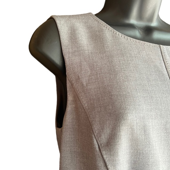✅Halogen Nordstrom Stitch Dark Gray Heather A-Line Dress sz 8 - Picture 5 of 8